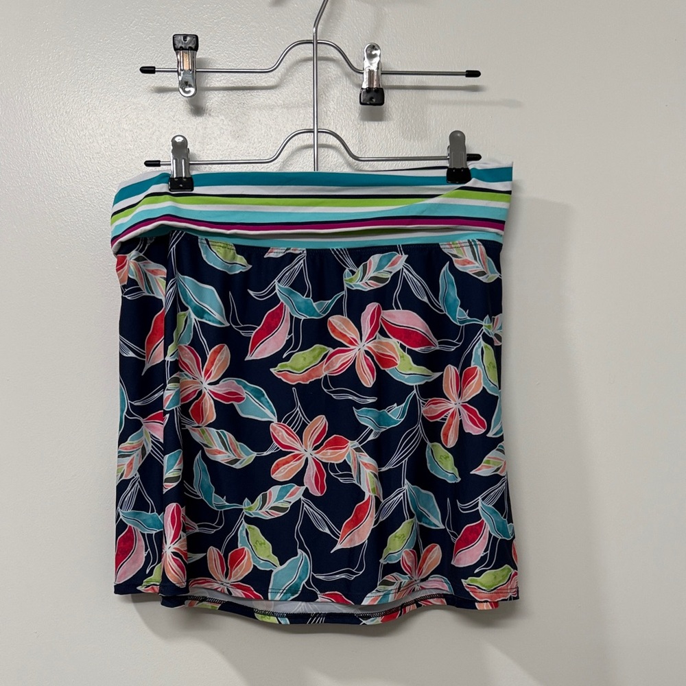 Title Nine Teal and Orange Skirt